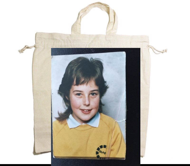 Custom Drawstring Tote Bag Cotton Calico