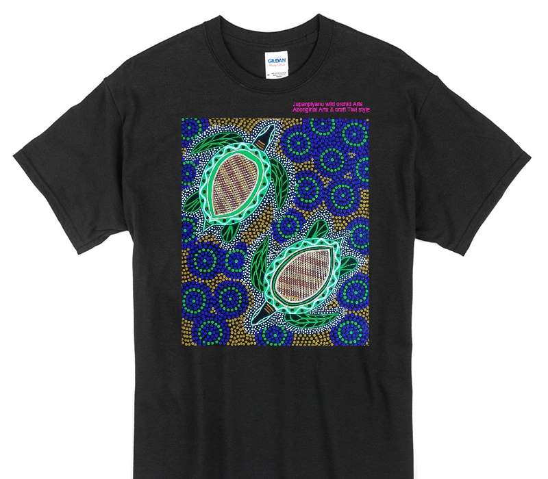 Custom Gildan 100% Cotton Black T-Shirt