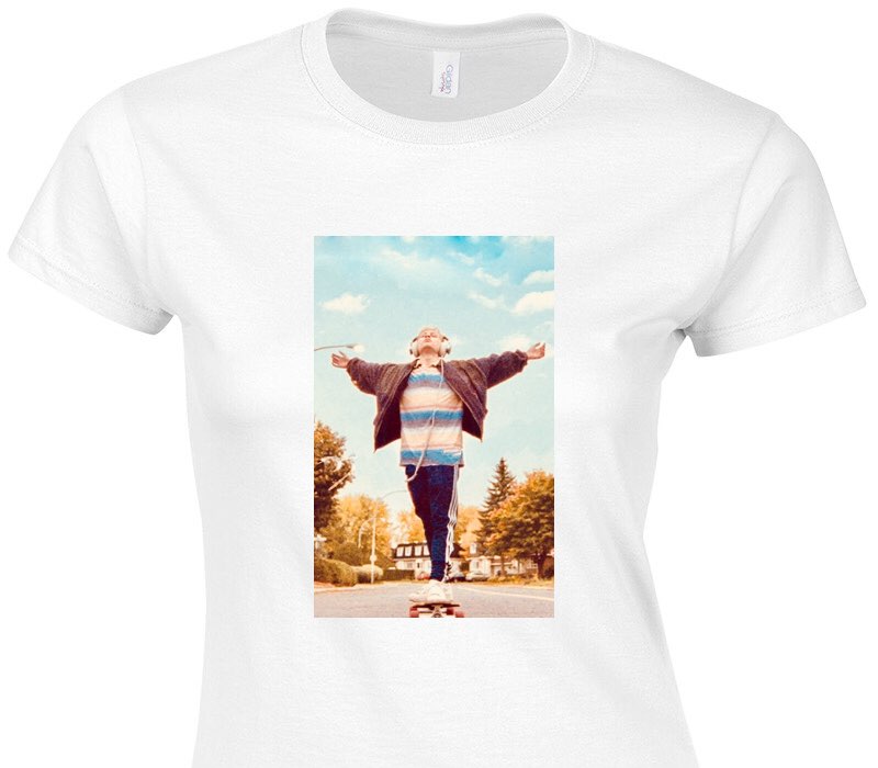 Custom Womens Soft Style 100% Cotton White T-Shirt