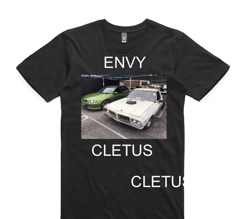 Custom AS Colour 100% Cotton Black T-Shirt