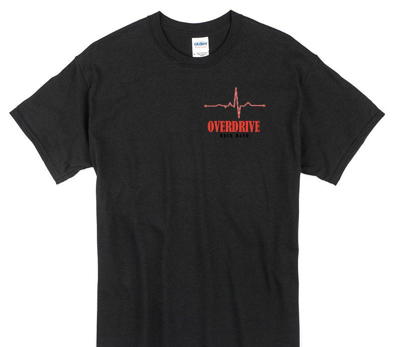 Custom Gildan 100% Cotton Black T-Shirt