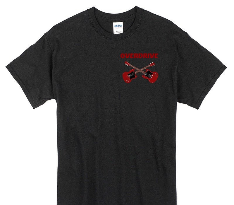 Custom Gildan 100% Cotton Black T-Shirt