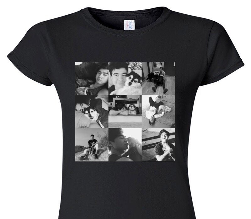Custom Womens Soft Style 100% Cotton Black T-Shirt