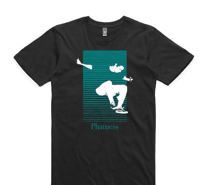 Custom AS Colour 100% Cotton Black T-Shirt