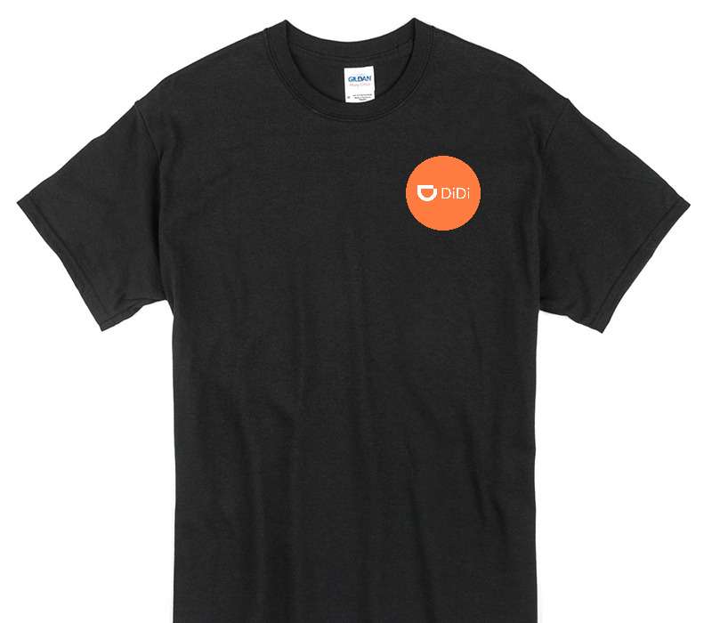 Custom Gildan 100% Cotton Black T-Shirt
