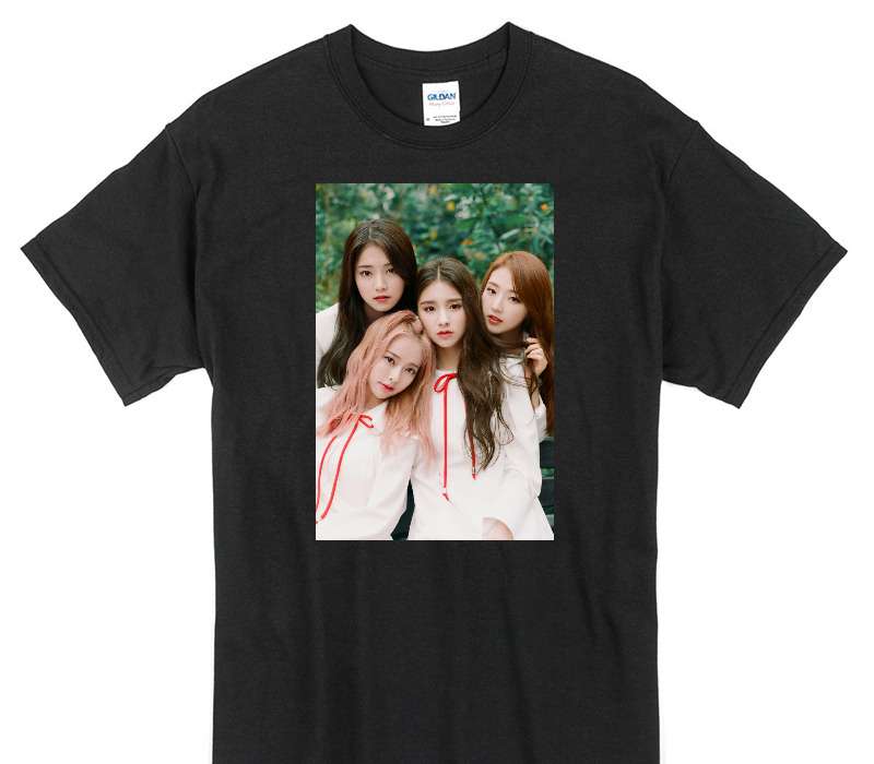 Custom Gildan 100% Cotton Black T-Shirt