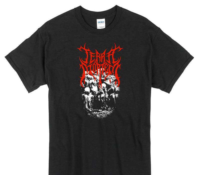 Custom Gildan 100% Cotton Black T-Shirt