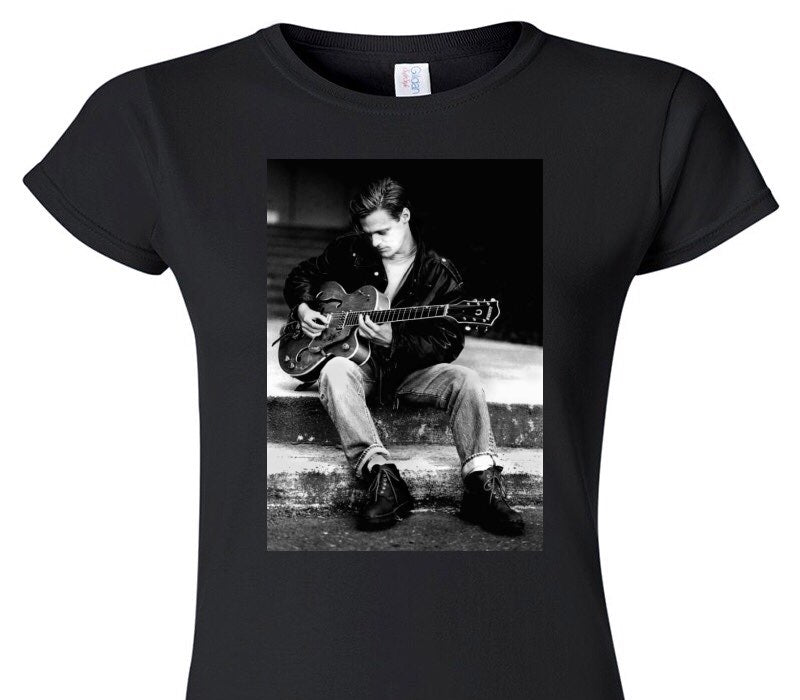 Custom Womens Soft Style 100% Cotton Black T-Shirt