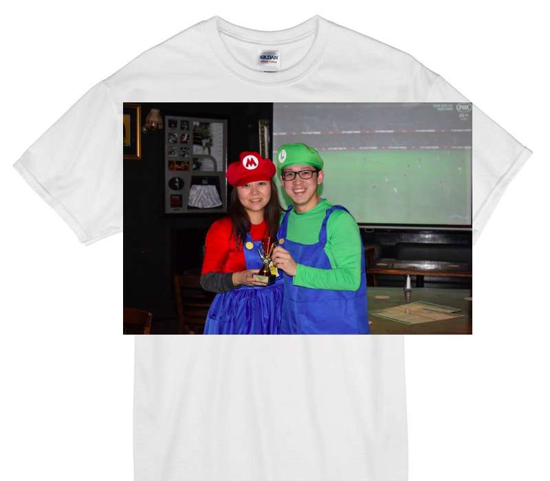 Custom Gildan 100% Cotton White T-Shirt