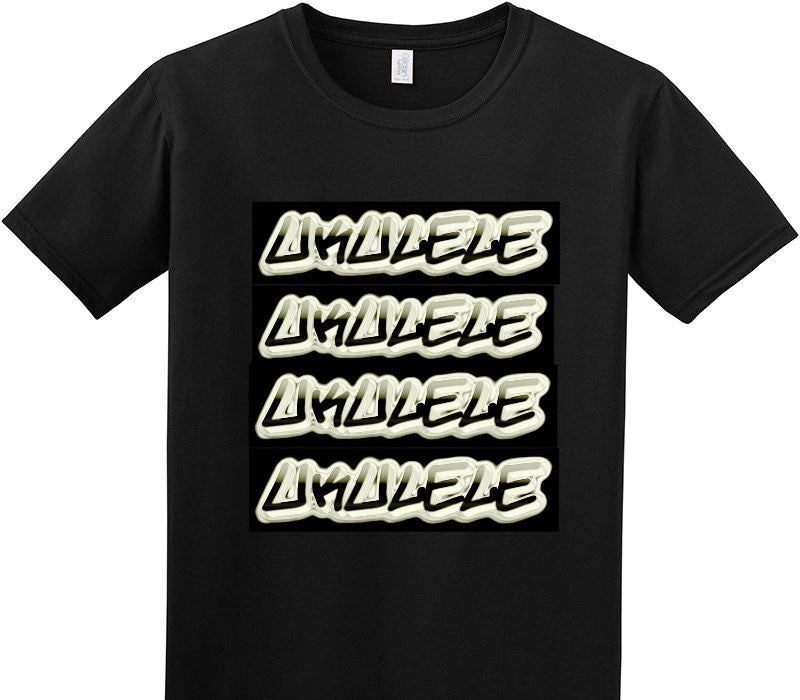 Custom Adult Soft Style 100% Cotton Black T-Shirt