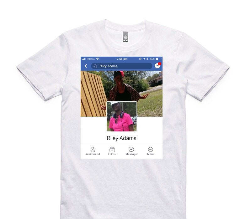 Custom AS Colour 100% Cotton White T-Shirt