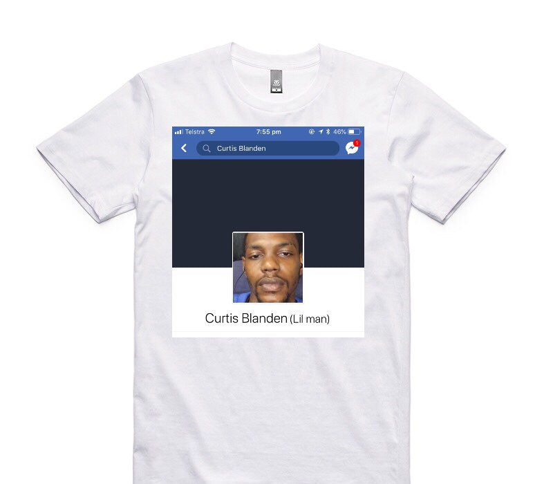 Custom AS Colour 100% Cotton White T-Shirt