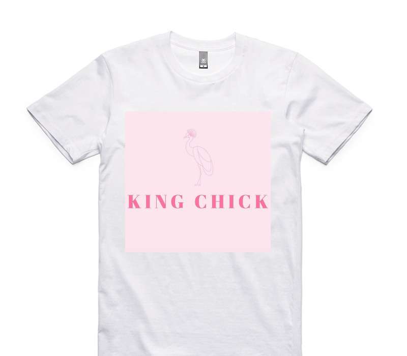 Custom AS Colour 100% Cotton White T-Shirt