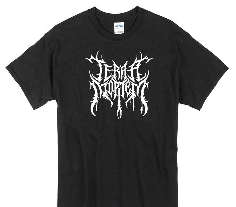 Custom Gildan 100% Cotton Black T-Shirt
