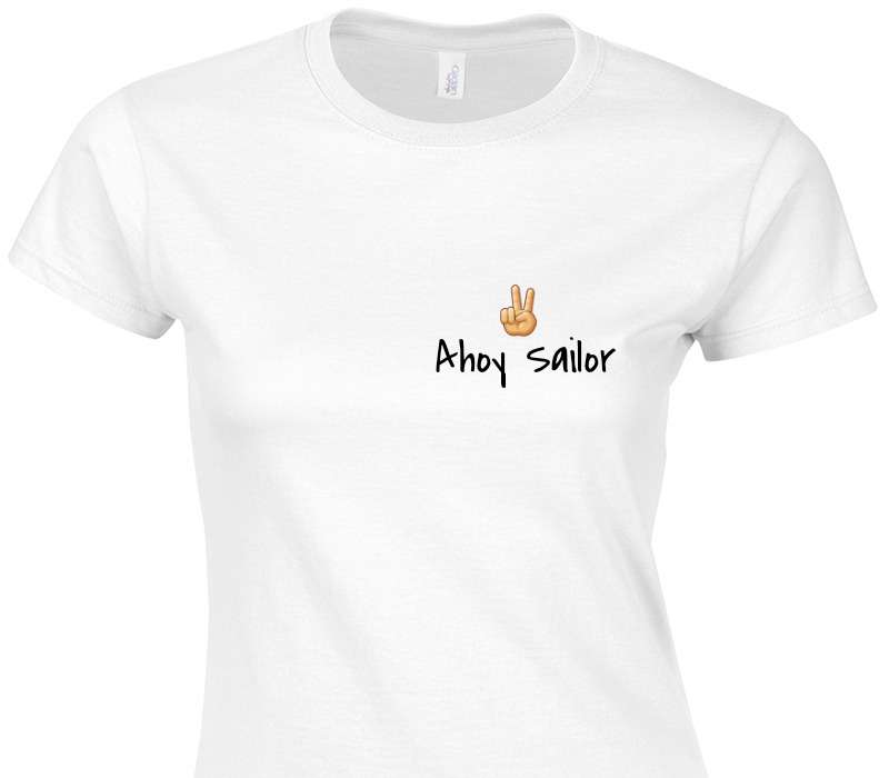 Custom Womens Soft Style 100% Cotton White T-Shirt