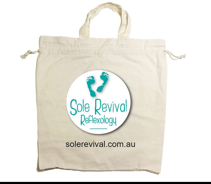 Custom Drawstring Tote Bag Cotton Calico