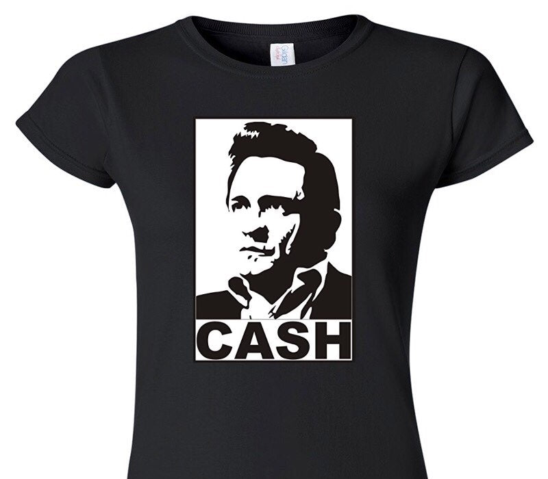 Custom Womens Soft Style 100% Cotton Black T-Shirt