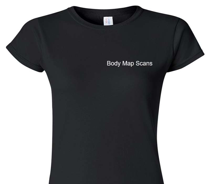 Custom Womens Soft Style 100% Cotton Black T-Shirt