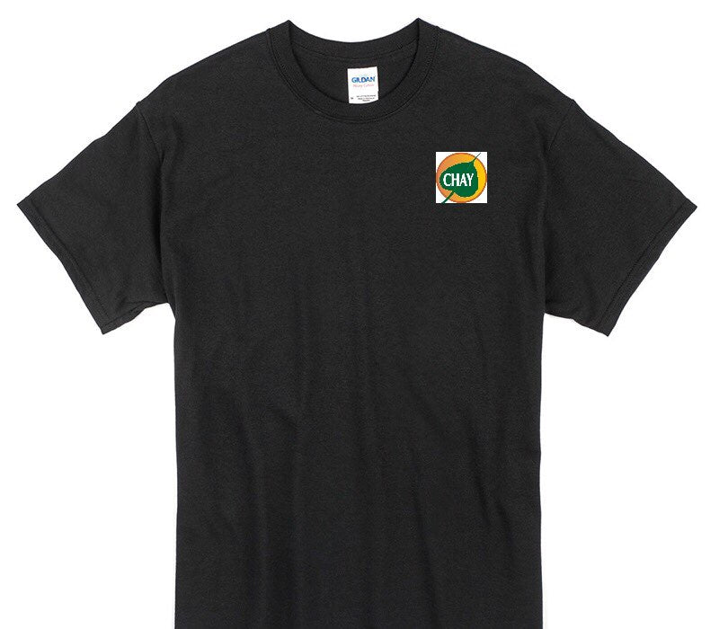 Custom Gildan 100% Cotton Black T-Shirt