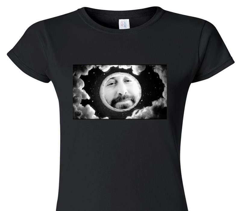 Custom Womens Soft Style 100% Cotton Black T-Shirt
