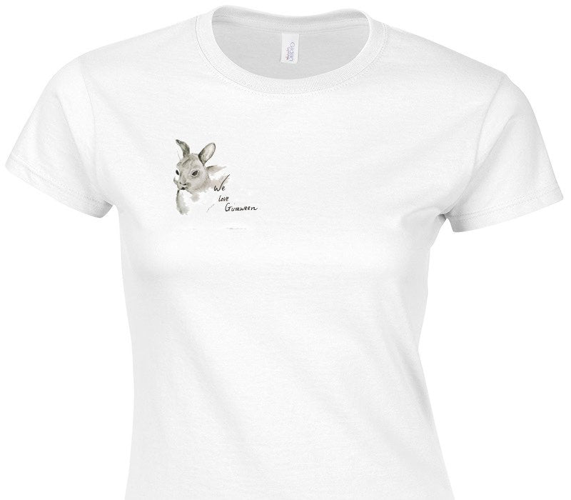 Custom Womens Soft Style 100% Cotton White T-Shirt