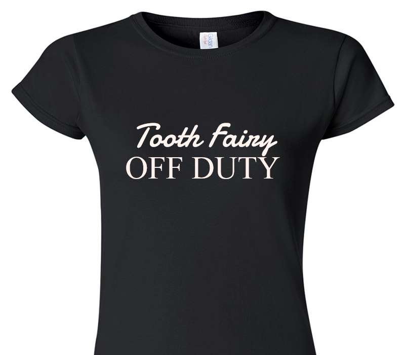 Custom Womens Soft Style 100% Cotton Black T-Shirt
