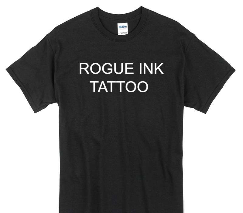 Custom Gildan 100% Cotton Black T-Shirt