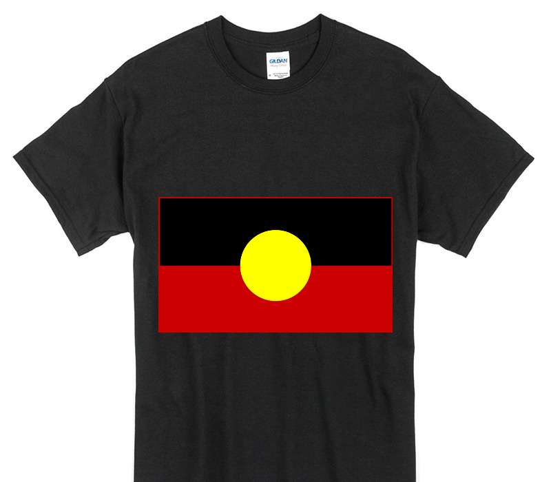 Custom Gildan 100% Cotton Black T-Shirt