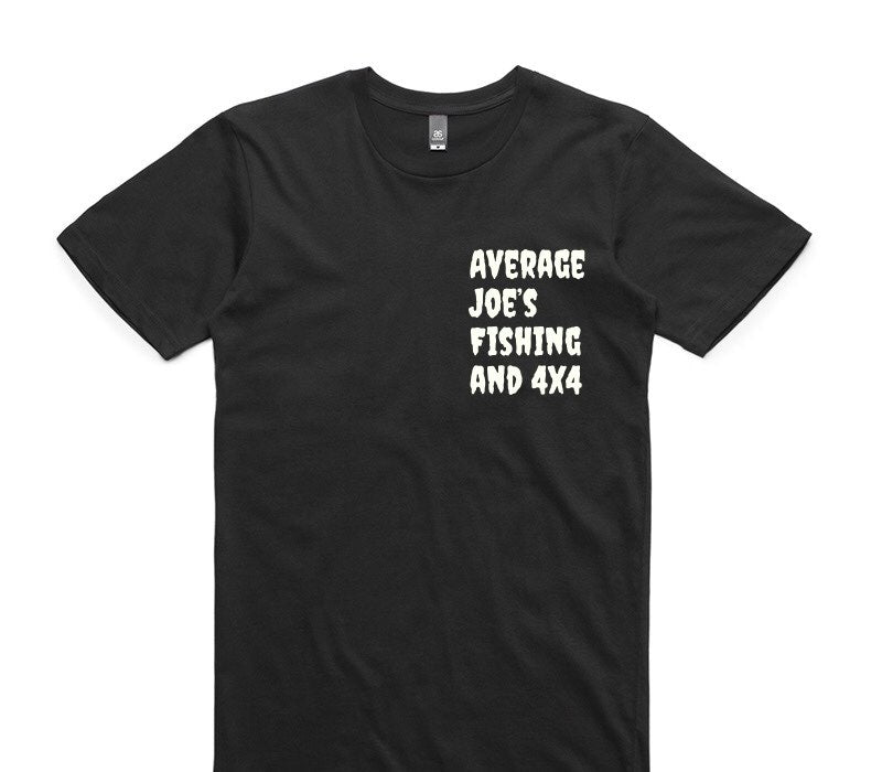 Custom AS Colour 100% Cotton Black T-Shirt