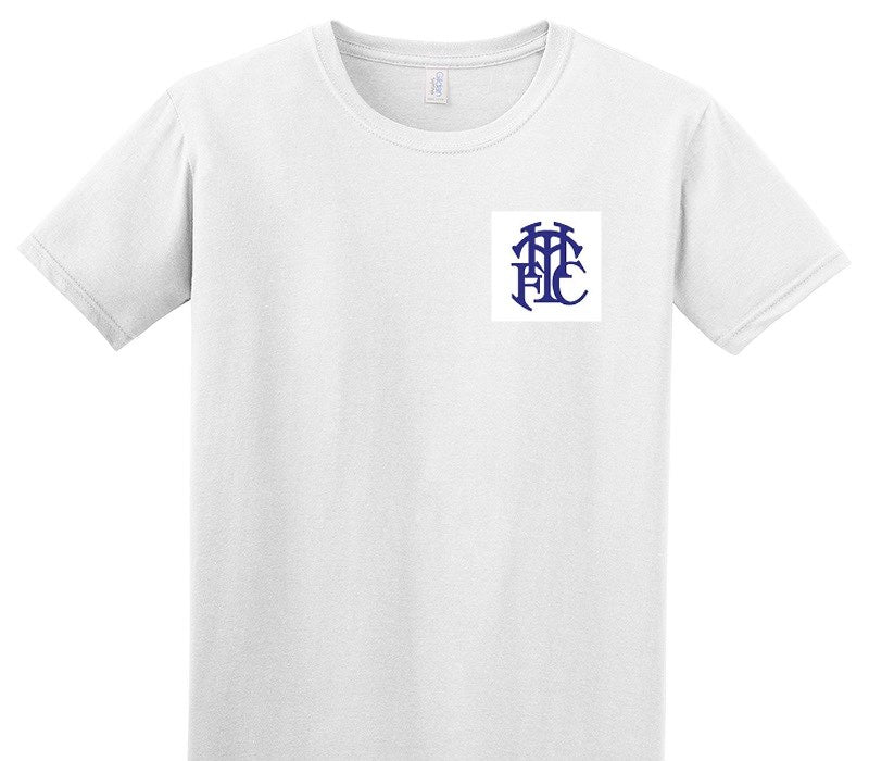 Custom Adult Soft Style 100% Cotton White T-Shirt