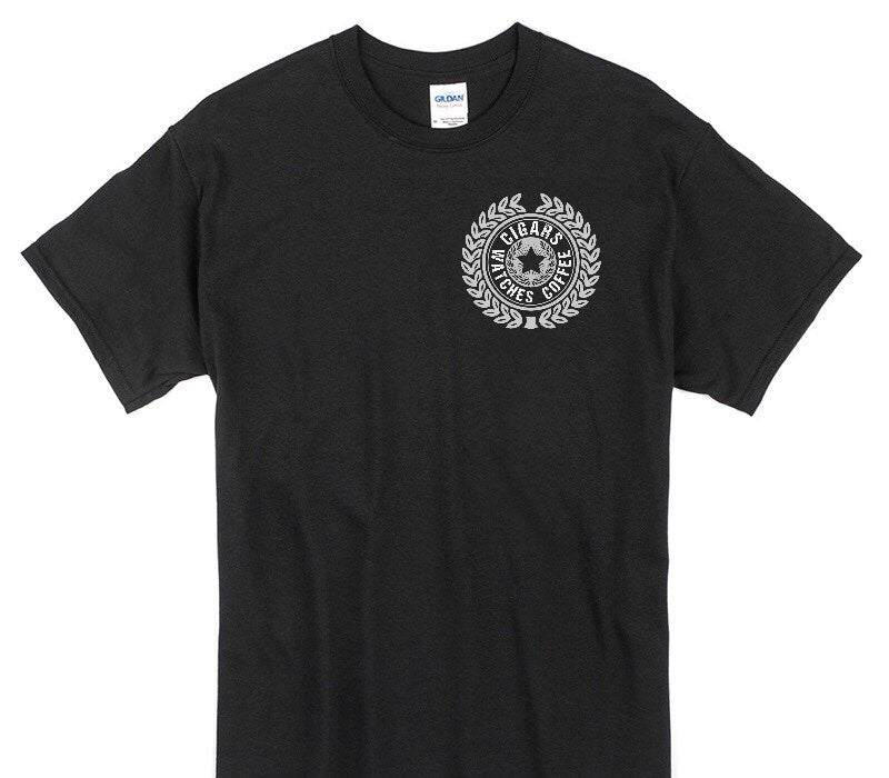 Custom Gildan 100% Cotton Black T-Shirt