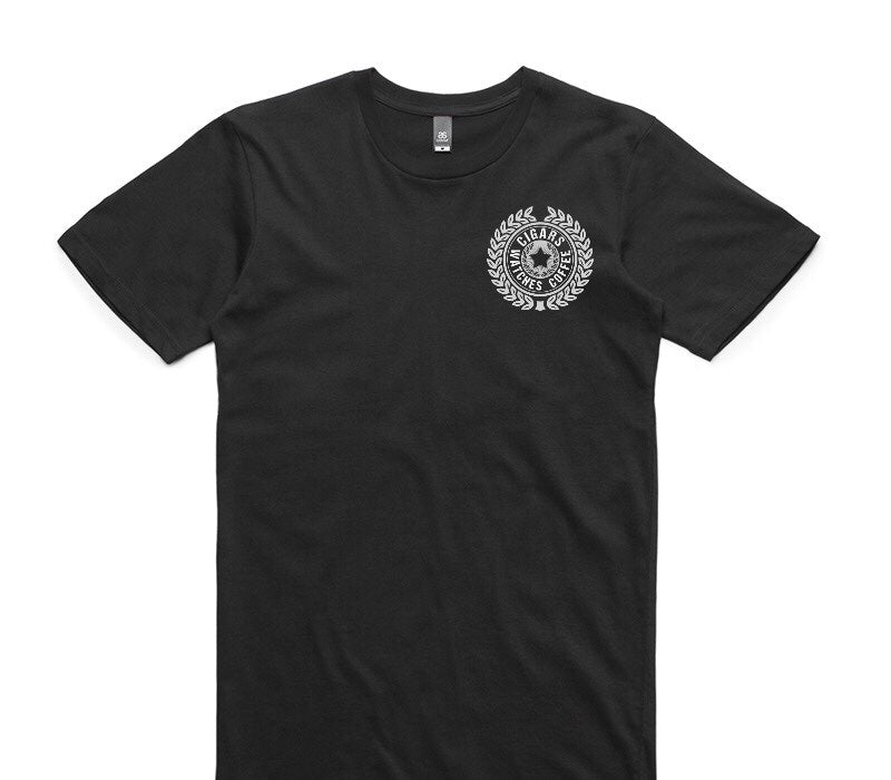 Custom AS Colour 100% Cotton Black T-Shirt