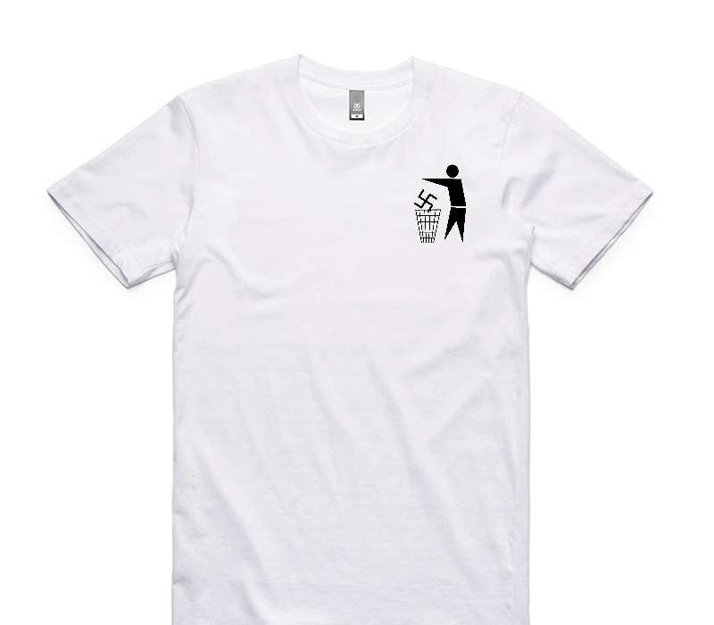 Custom AS Colour 100% Cotton White T-Shirt