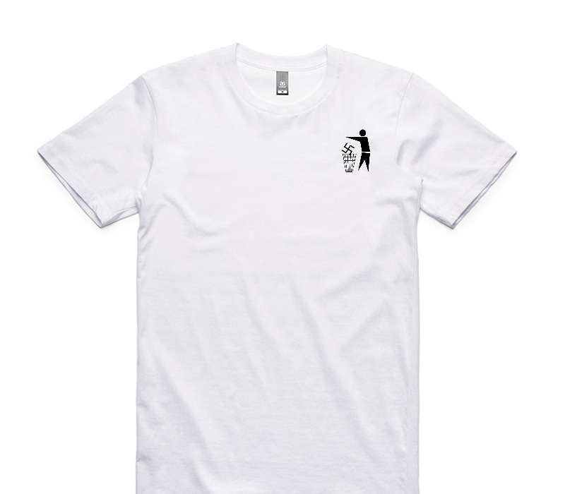 Custom AS Colour 100% Cotton White T-Shirt