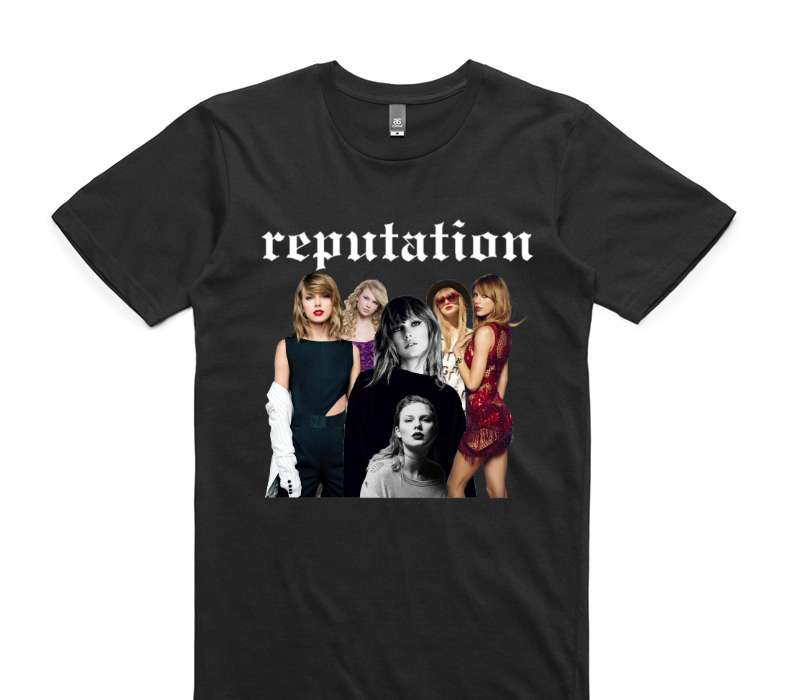 Custom AS Colour 100% Cotton Black T-Shirt