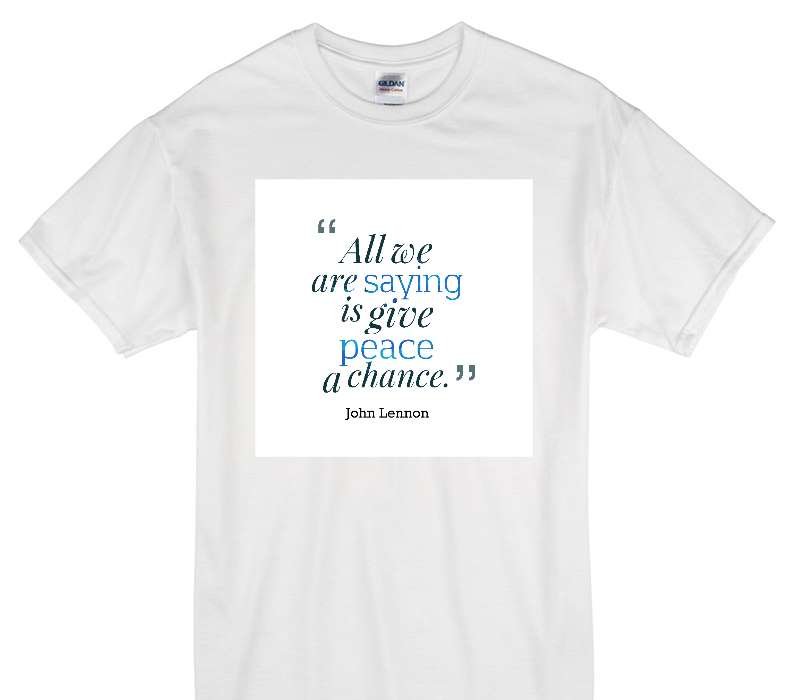 Custom Gildan 100% Cotton White T-Shirt