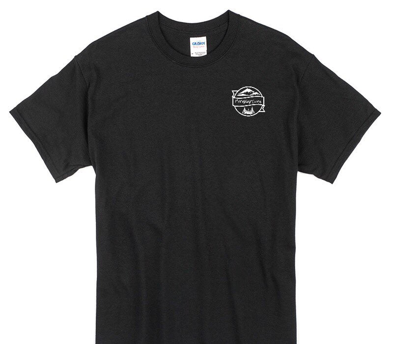 Custom Gildan 100% Cotton Black T-Shirt