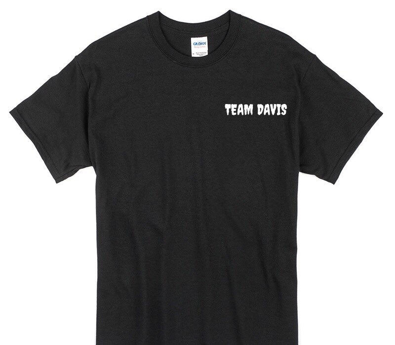 Custom Gildan 100% Cotton Black T-Shirt