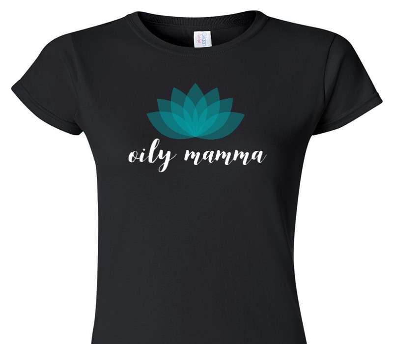 Custom Womens Soft Style 100% Cotton Black T-Shirt