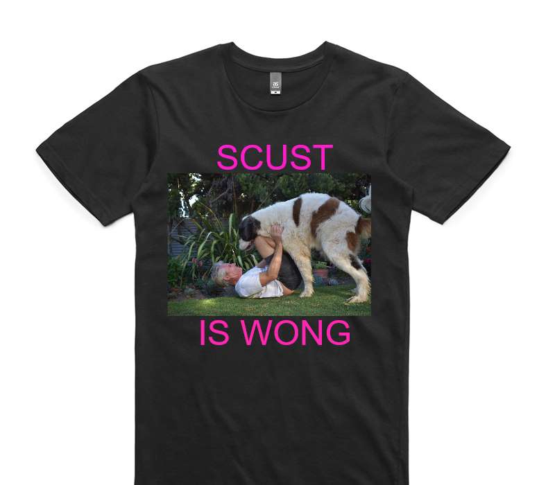 Custom AS Colour 100% Cotton Black T-Shirt