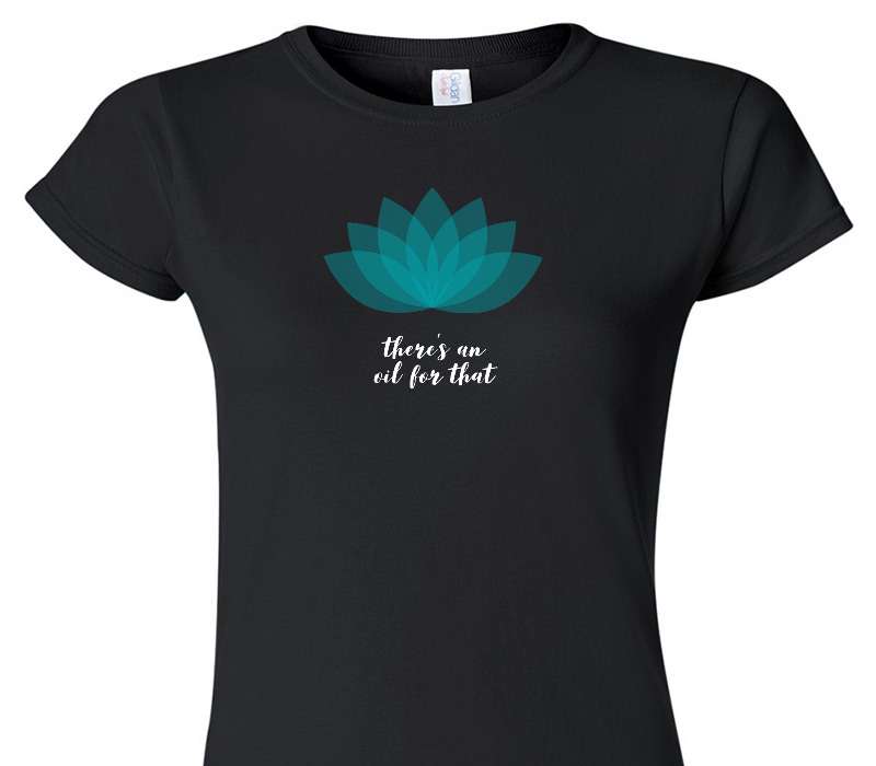 Custom Womens Soft Style 100% Cotton Black T-Shirt