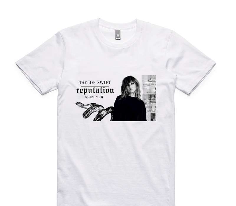 Custom AS Colour 100% Cotton White T-Shirt