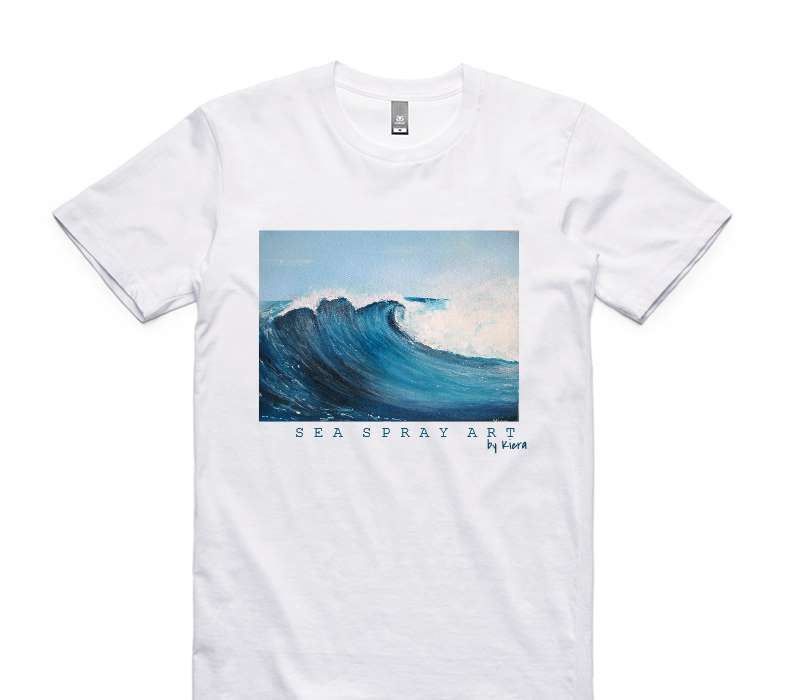 Custom AS Colour 100% Cotton White T-Shirt