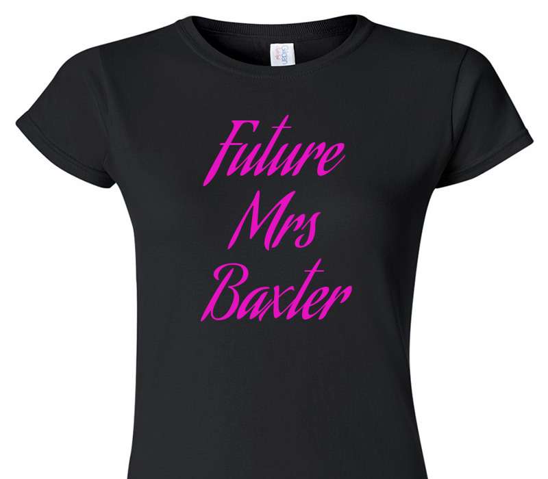 Custom Womens Soft Style 100% Cotton Black T-Shirt