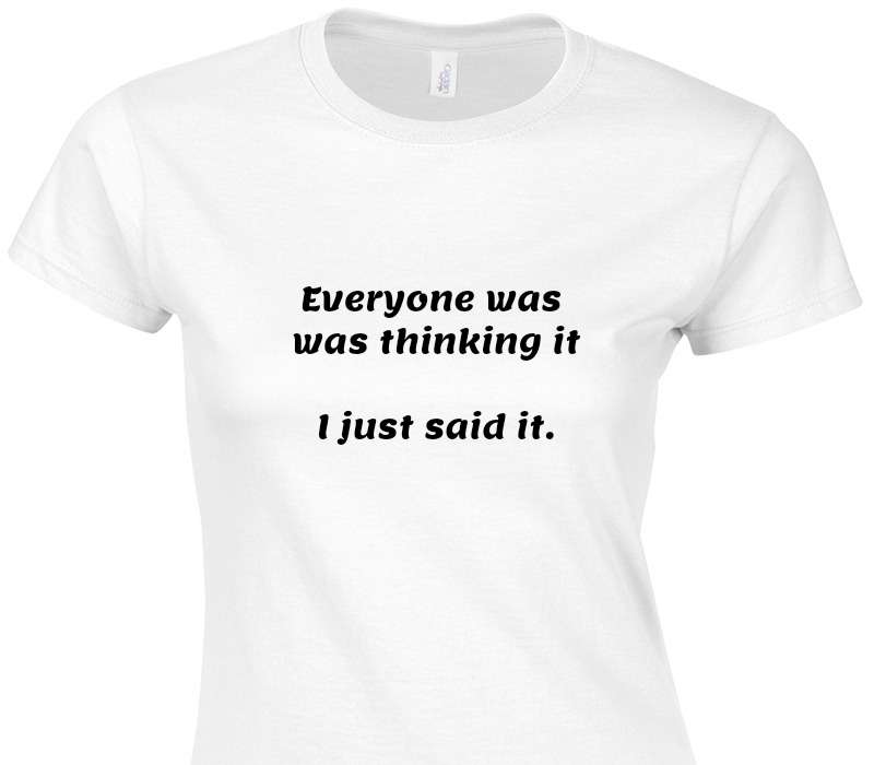 Custom Womens Soft Style 100% Cotton White T-Shirt