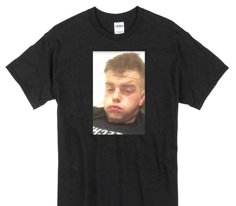 Custom Gildan 100% Cotton Black T-Shirt