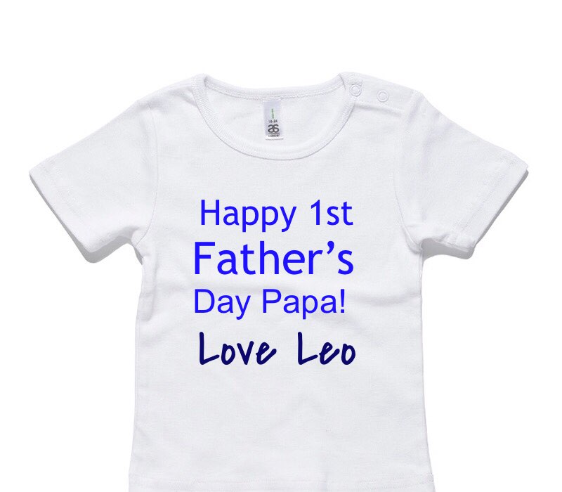 Custom AS Colour White Baby T-Shirt