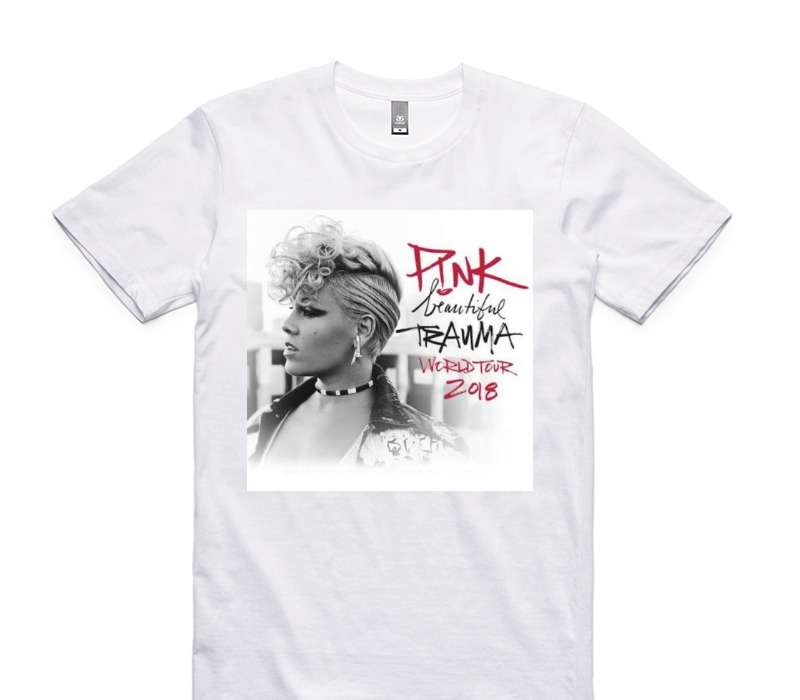 Custom AS Colour 100% Cotton White T-Shirt