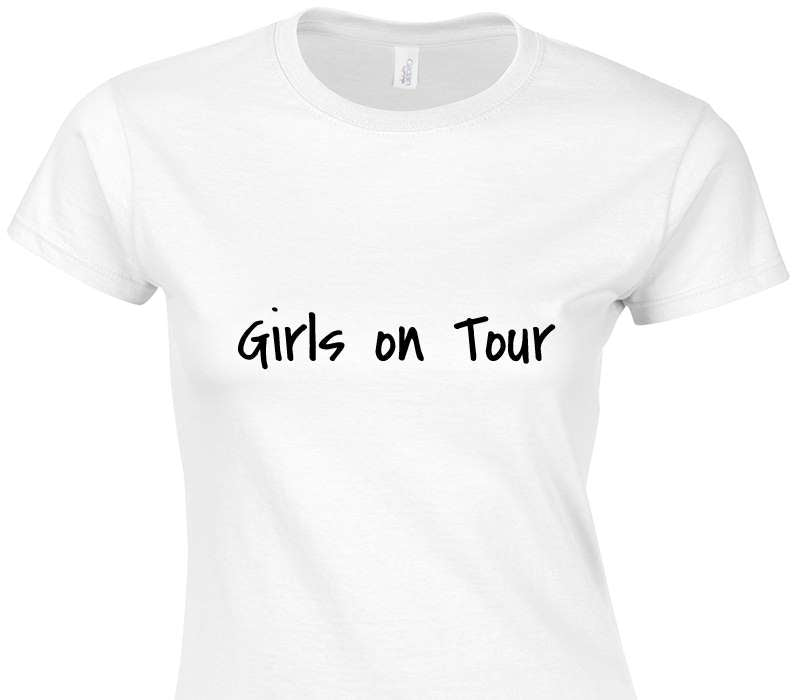 Custom Womens Soft Style 100% Cotton White T-Shirt