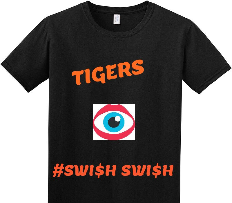 Custom Adult Soft Style 100% Cotton Black T-Shirt